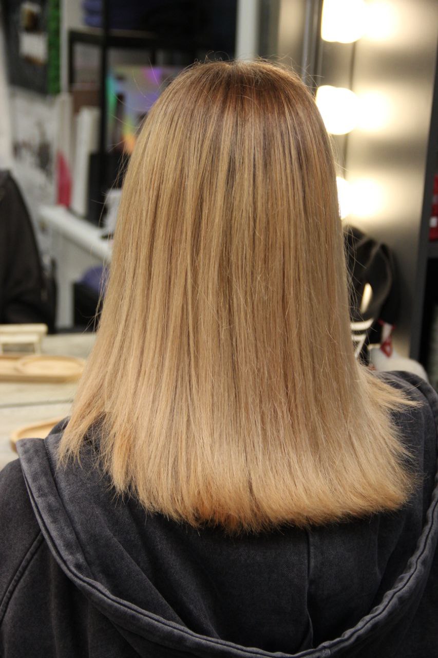 После: натуральный оттенок, качество полотна